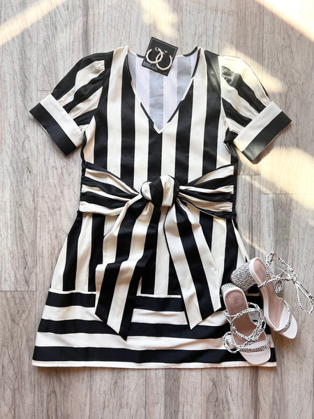 Stripe Bow Dress