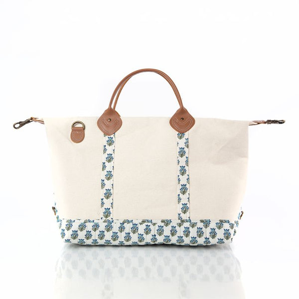 Block Print Weekender bag