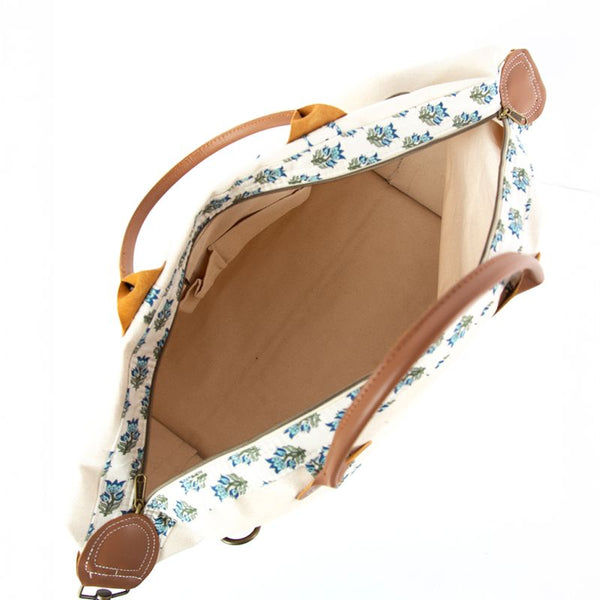 Block Print Weekender bag
