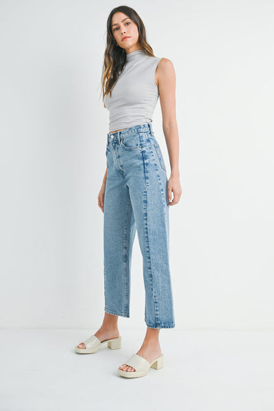 Barrel Jean Twist - Medium Denim