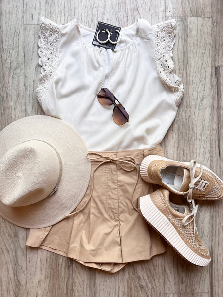 Crochet Sleeve Top