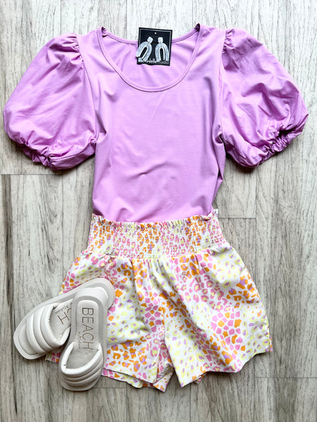 Cotton Puff Sleeve Top