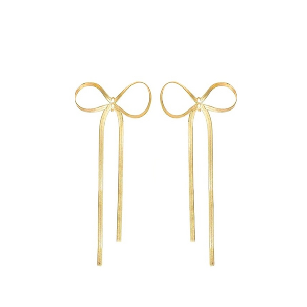 Snake Chain Bow Drops