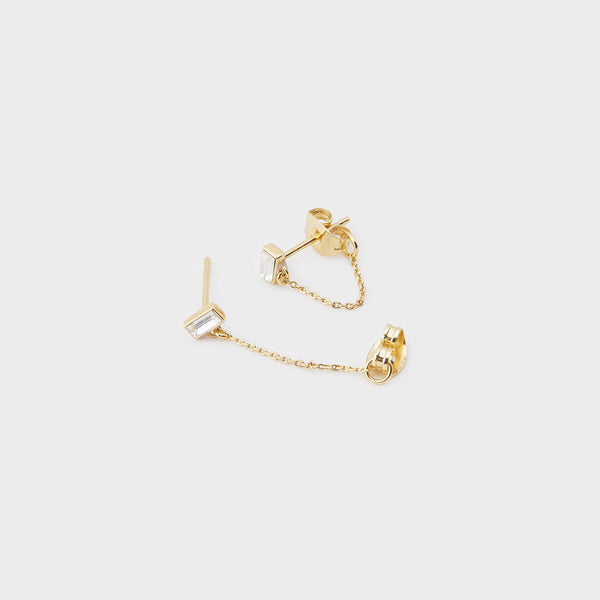 Desi Chain Huggie Earrings