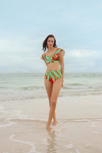 Micha Swim Bottom - Tropical Coral
