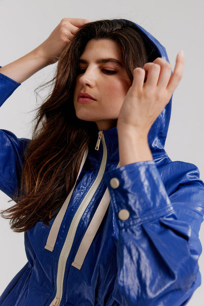 Navy Rain Slicker