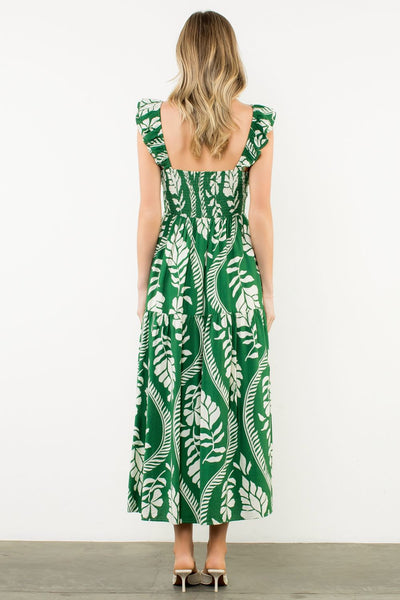 Leafy Vine Maxi Dress
