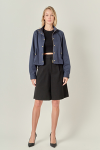 Nylon Rain Jacket - Navy