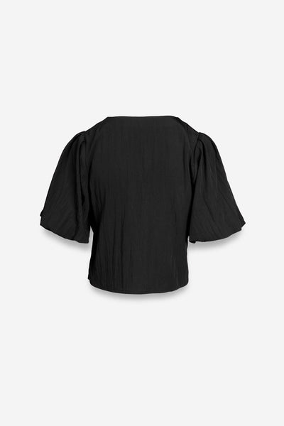 Puff Sleeve Button Blouse