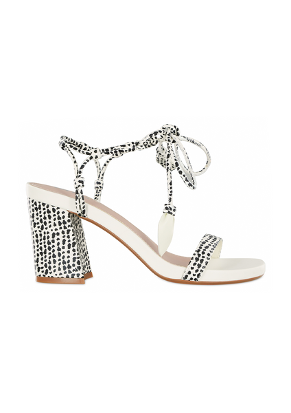 Speckled Block Heel