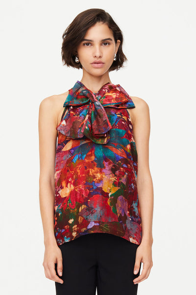 Indira Top - Lotus Print