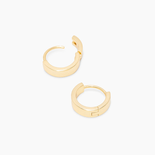 Rose Huggie Earrings