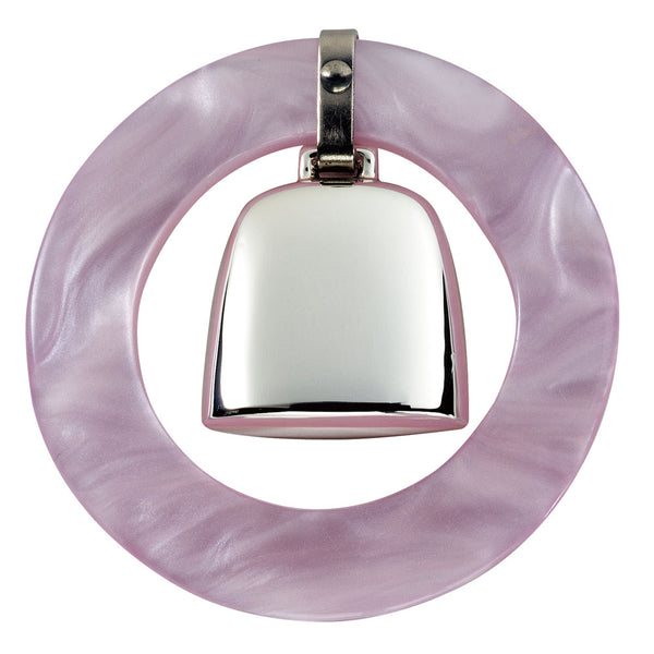 Engravable Baby Teething Ring/Rattle