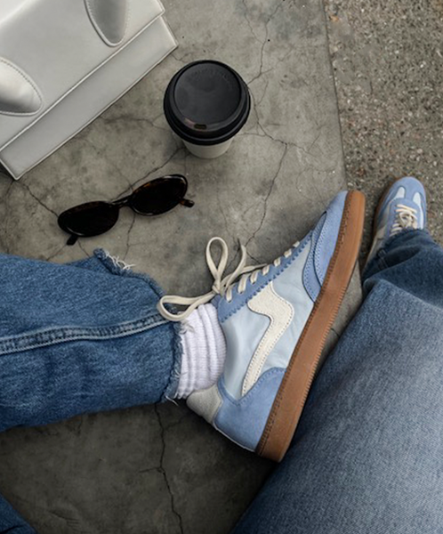 Notice Sneakers - Sky Blue Suede