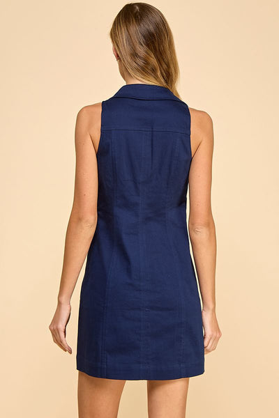Mini Bow Collar Dress