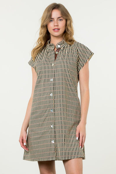 Autumn Button Dress