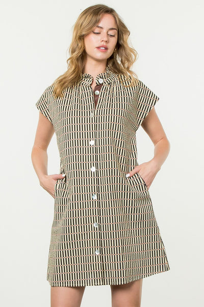 Autumn Button Dress