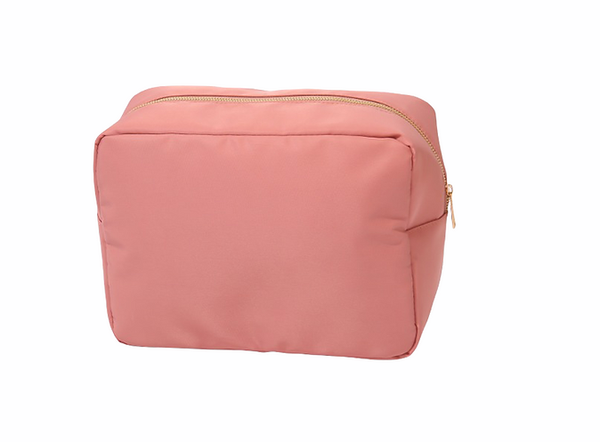 Large Nylon Zip Cosmetic Bag