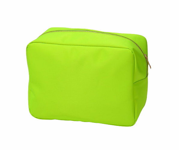 Large Nylon Zip Cosmetic Bag