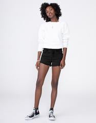 Stella Cut Off Shorts - Dark Raven Wash