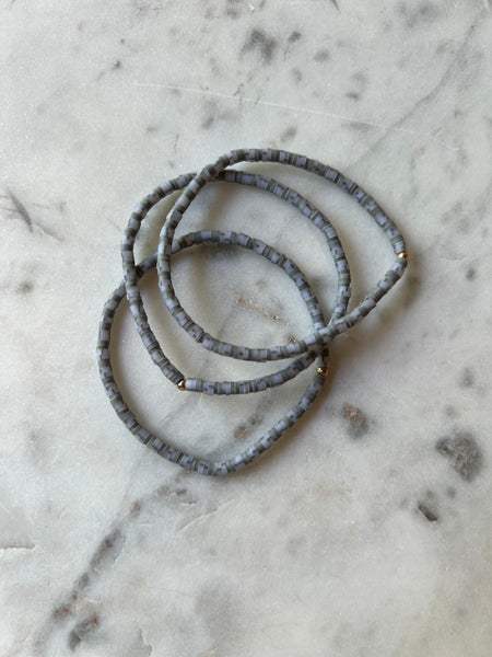 Thin Rubber Disk Bracelets