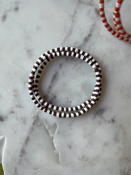 Thin Rubber Disk Bracelets