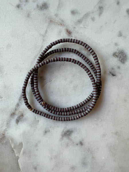 Thin Rubber Disk Bracelets