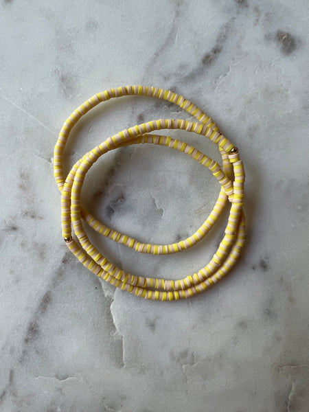 Thin Rubber Disk Bracelets