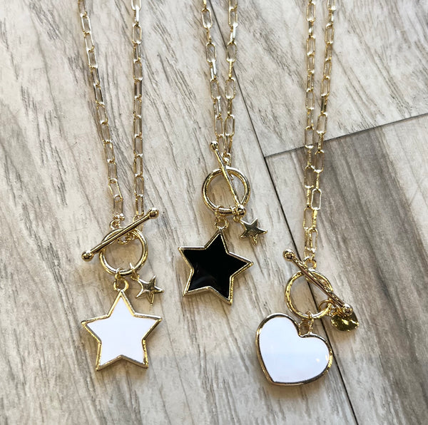 Toggle Charm Necklace