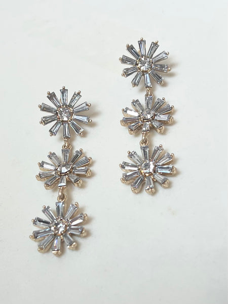 Tiered Burst Earring Drops