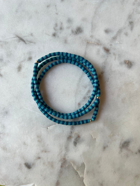 Thin Rubber Disk Bracelets