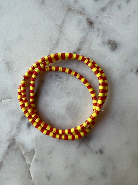 Thin Rubber Disk Bracelets