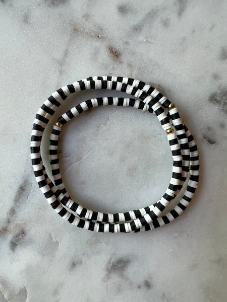 Thin Rubber Disk Bracelets