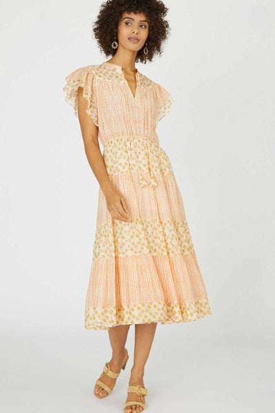 Printed Midi Dress