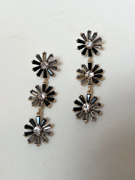 Tiered Burst Earring Drops