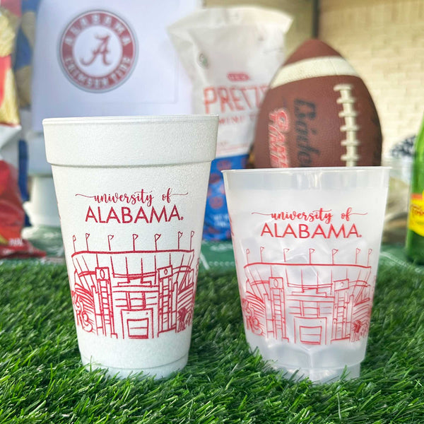 Foam Cup 10 Pack {University of Alabama Skyline-Tuscaloosa}