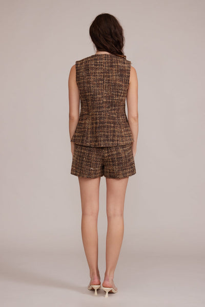 Tweed Vest Top