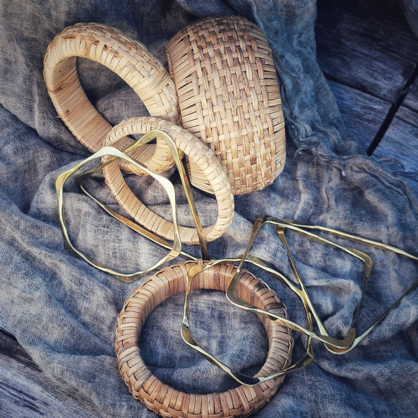 Rattan Bangle - 3 size options