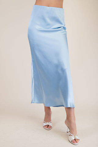 Pastel Satin Skirt