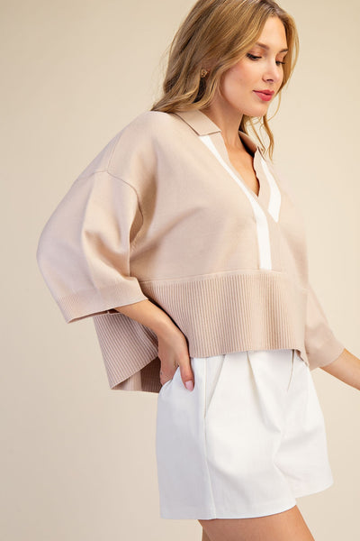 Drop Shoulder Sweater