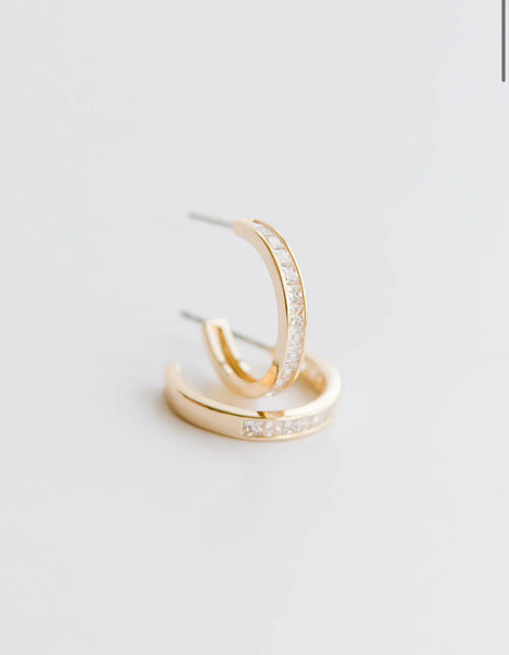 Hoop Bar Hoop Earrings