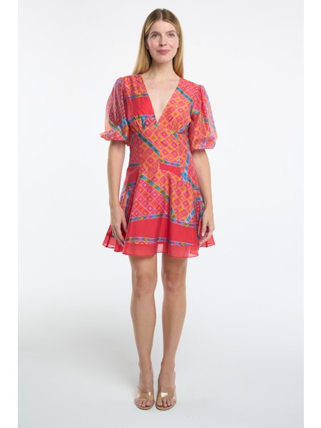 Geo Brights Mini Dress