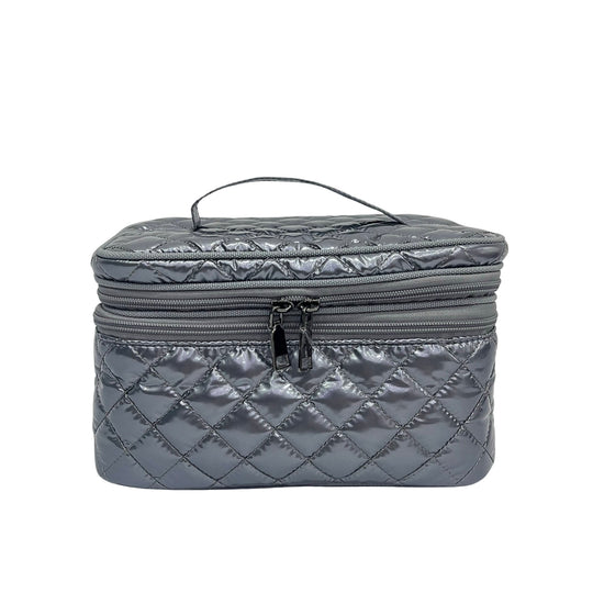 Diamond Stitch Train Case