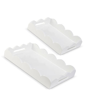 Scalloped Trays