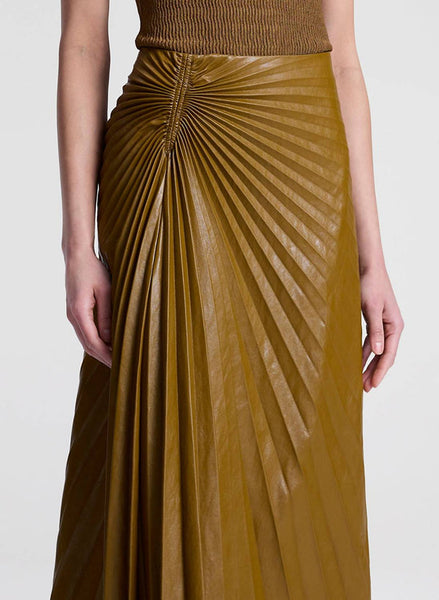 Tracy Vegan Leather Skirt