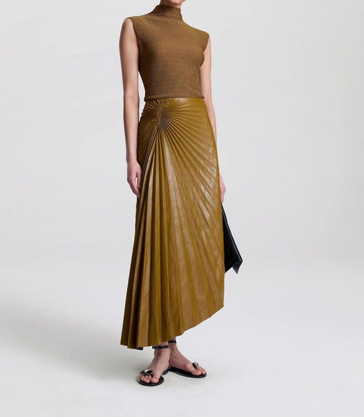 Tracy Vegan Leather Skirt