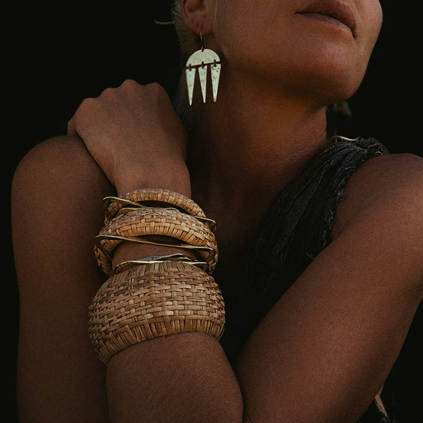 Rattan Bangle - 3 size options