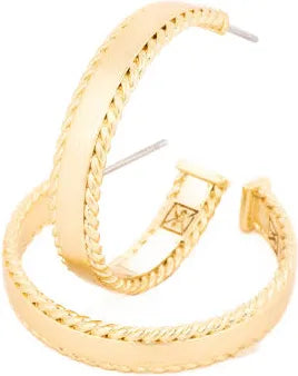 Hoop Bar Hoop Earrings
