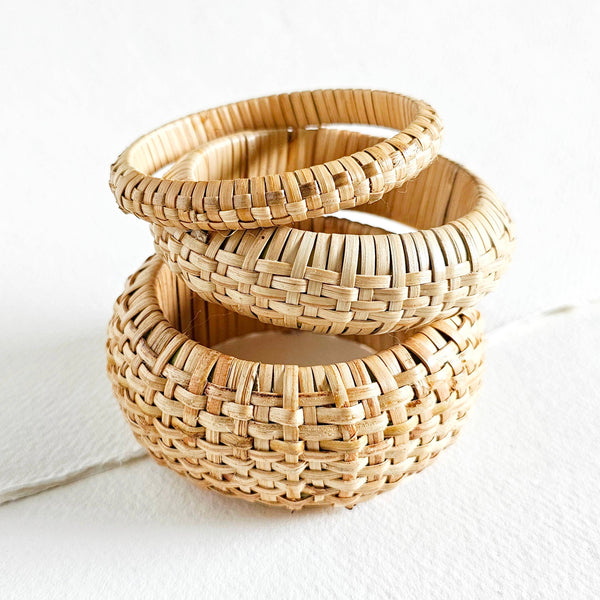 Rattan Bangle - 3 size options
