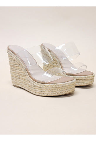 Clear Espadrille